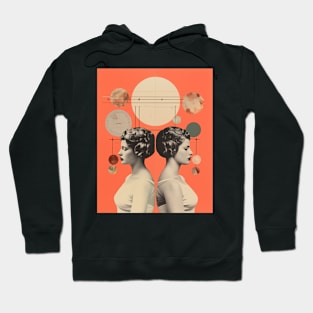 Gemini collage art astrology Hoodie